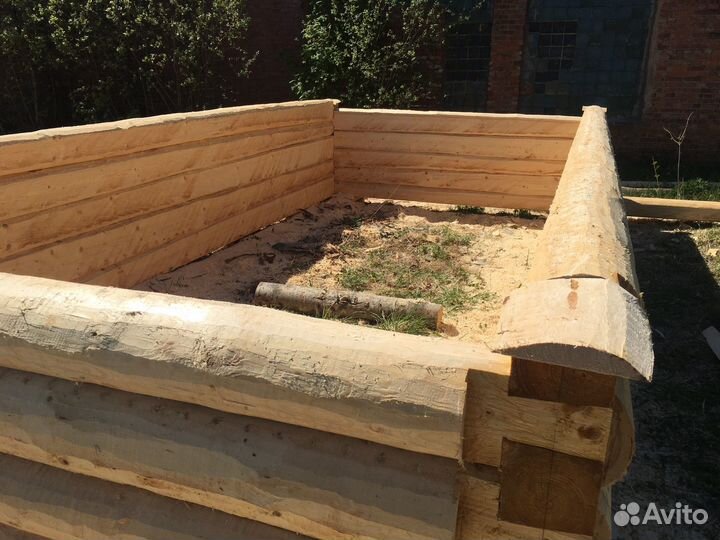 Сруб бани 6х3+2