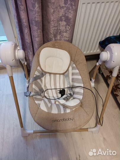 Детские электронные качели для новорожденных