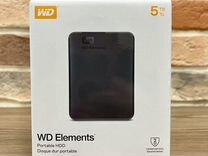 Внешний жёсткий диск WD Elements Portable 5Tb