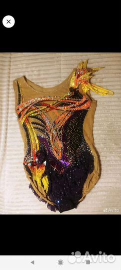 Купальник для художественной гимнастики 10-12 лет