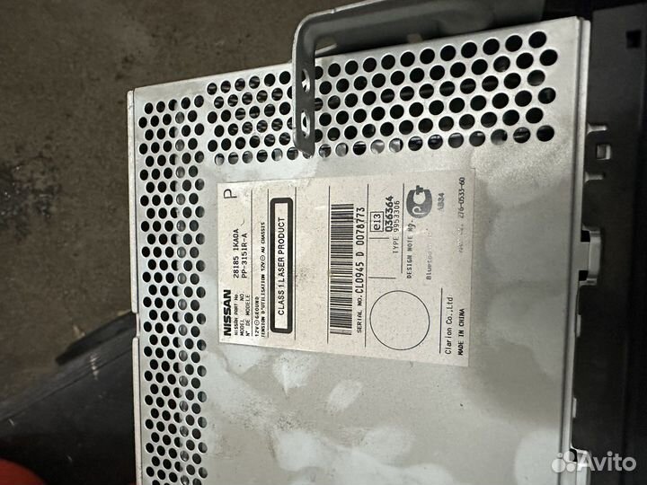 Штатная магнитола Nissan Juke