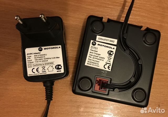 Блок питания, базовая станция Motorola D701