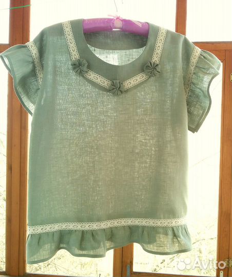 Блузка, 100 лён