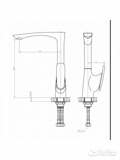 Смеситель WeltWasser WW MX Арт. essen 606 для кухни
