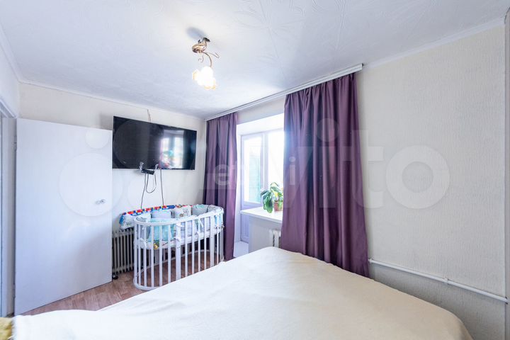 3-к. квартира, 51,8 м², 2/5 эт.