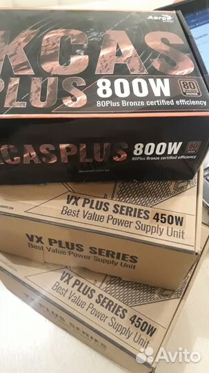 Блок питания AeroCool VX plus 450/800