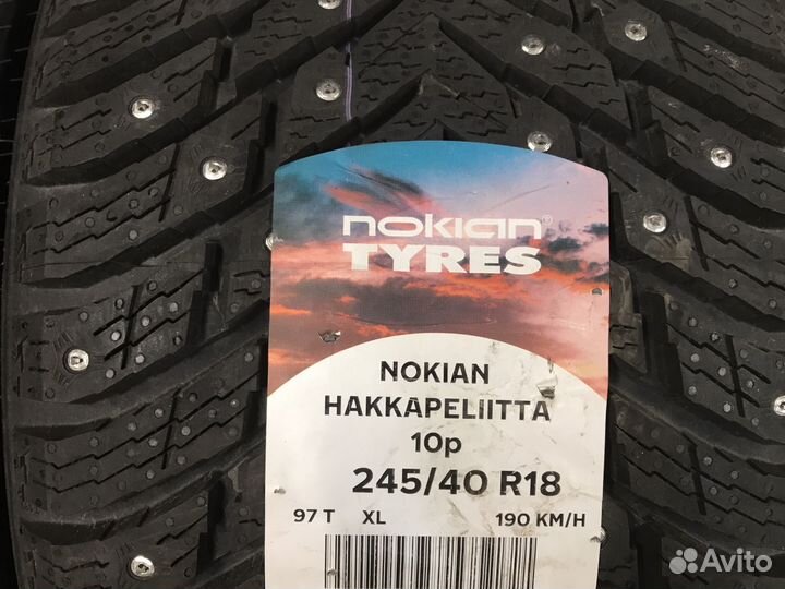 Nokian Tyres Hakkapeliitta 10p 245/40 R18 97Y