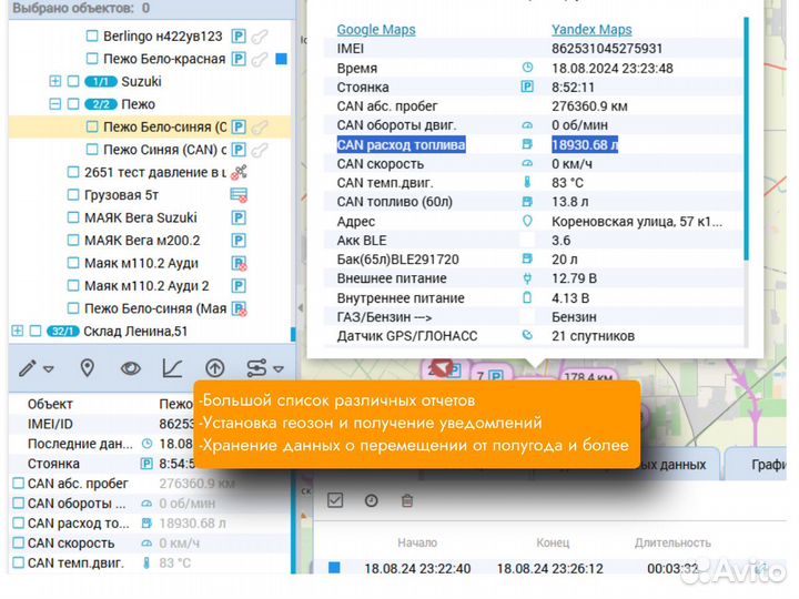 GPS глонасс трекер внедрение