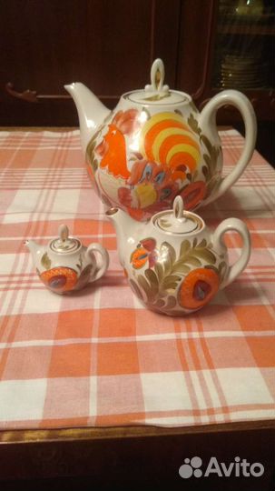 Набор заварочных чайников СССР 1970 год