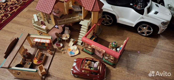 Sylvanian families большой дом со светом
