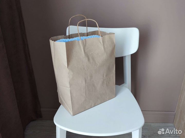 Плюшевый плед ручной работы новый