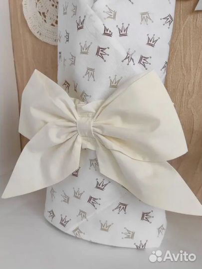 Бант и уголок на выписку