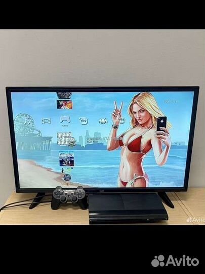 PlayStation 3 super slim прошитая +500 GB