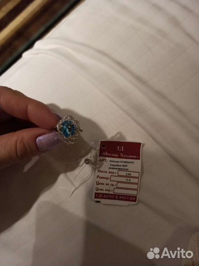 Серебряные украшения новые, с бирками