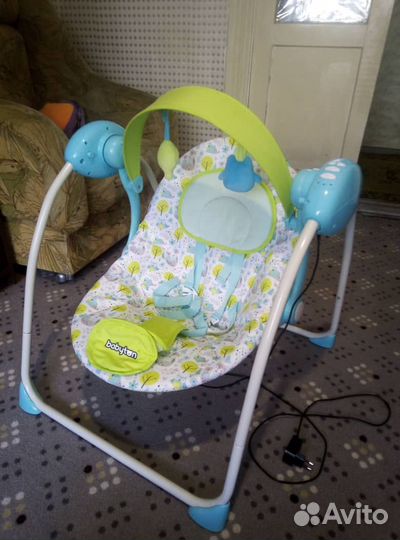 Детские электронные качели для новорожденных