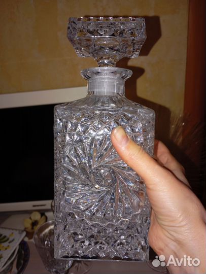 Бокалы Презент, графин Германия хрусталь