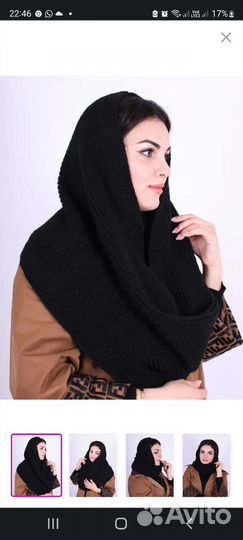 Снуд вязанный56-58