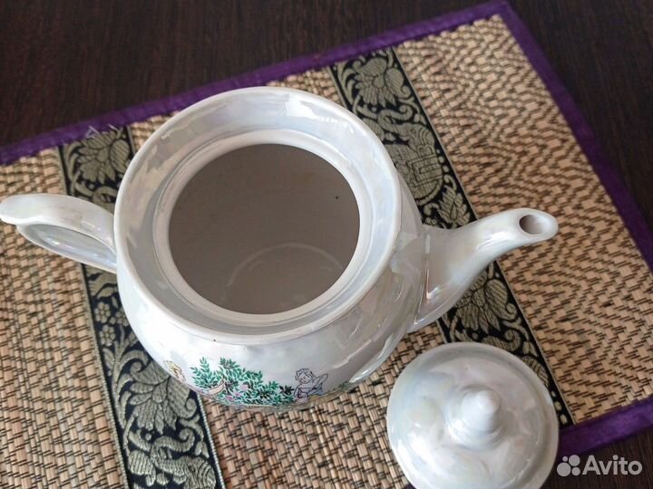 Чайник заварочный СССР, сахарница фарфор 1с