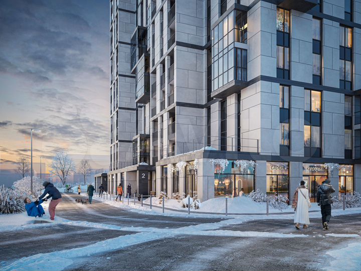 1-к. квартира, 35,9 м², 3/25 эт.