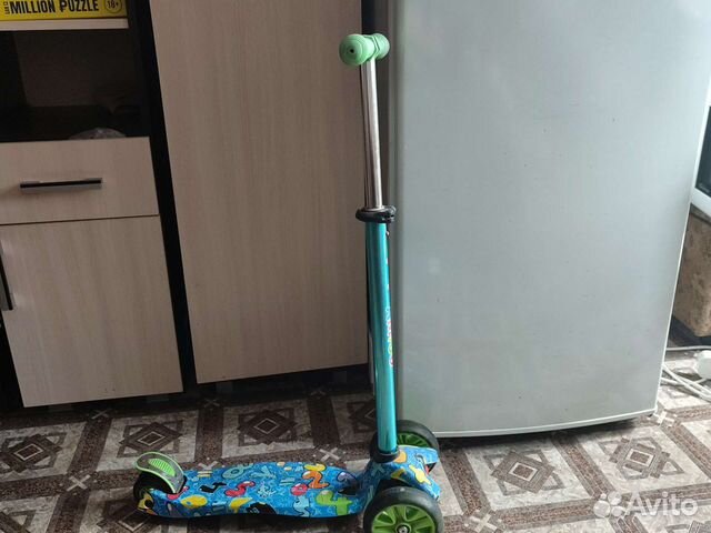 Самокат детский трехколесный чу-чуть бу