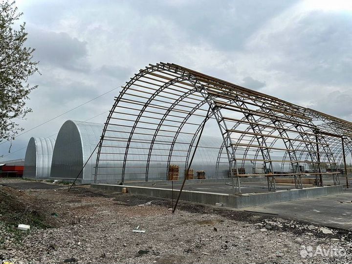 Каркас ангара Арки 21м