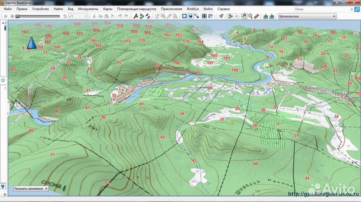 Программа для Garmin квартальная сетка лесов