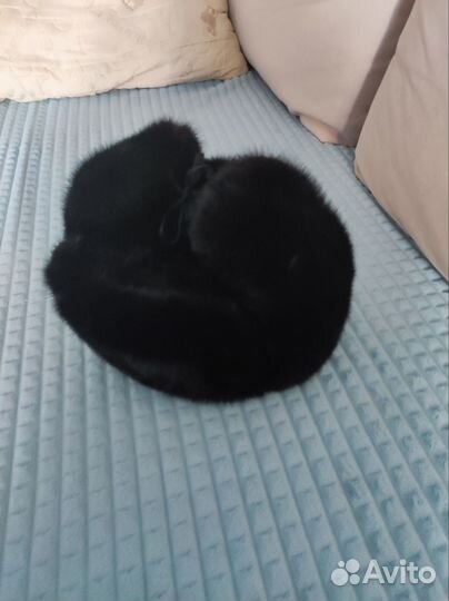 Норковая шапка мужская ушанка