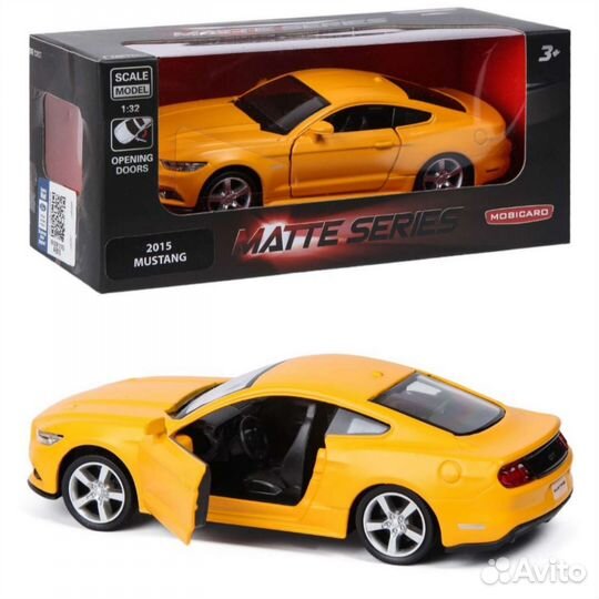 Машинка Mobicaro 1:32 Mustang 2015