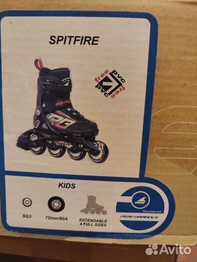 Ролики Rollerblade Spitfire 36,5-40,5 р