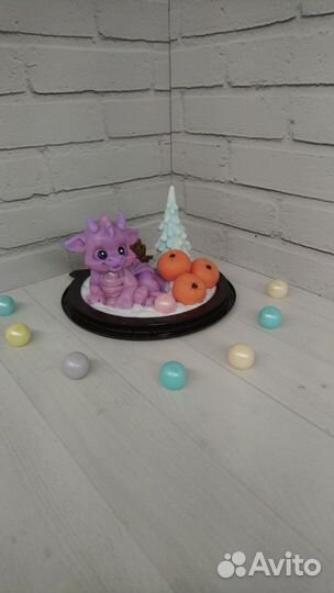 Дракончик из мыла в куполе