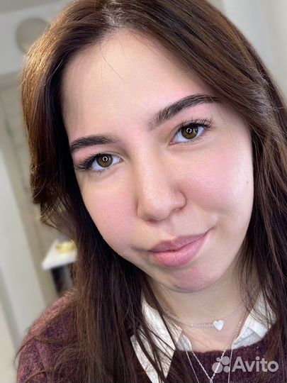 Брови коррекция окрашивание