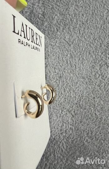 Серьги новые Ralph Lauren