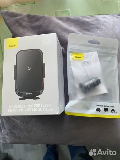 Беспроводная зарядка автомобильная Baseus