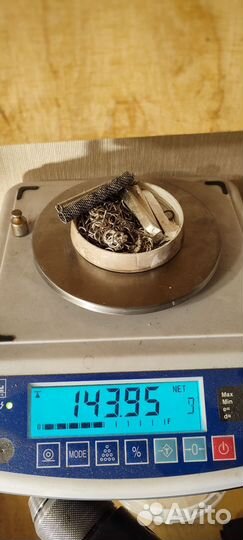 Лом серебра 925я проба 144гр