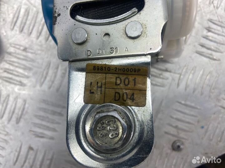 Ремень безопасности задний Hyundai Elantra HD 1.6