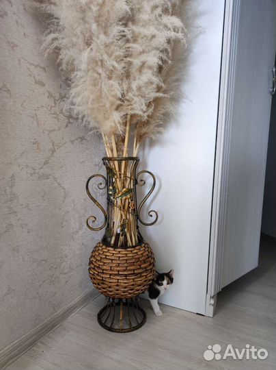 Ваза плетёная