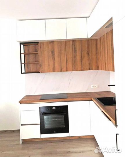 Кухонный гарнитур угловой матовый