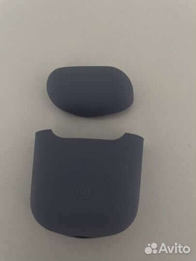 Силиконовый чехол для AirPods 2 светло синий