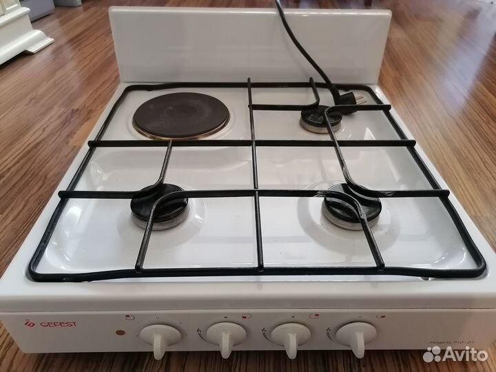 Плита газоэлектрическая бытовая настольная пгэ 910