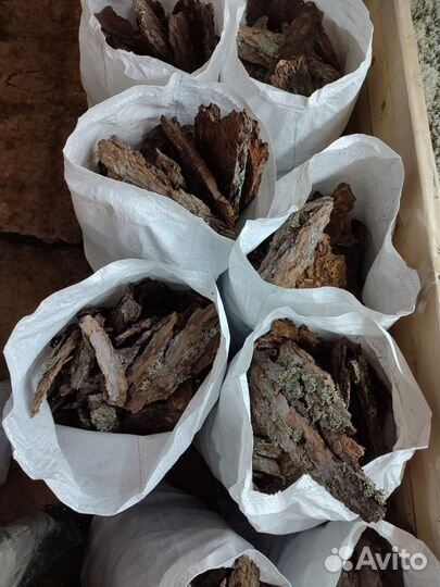 Кора сосны мульча