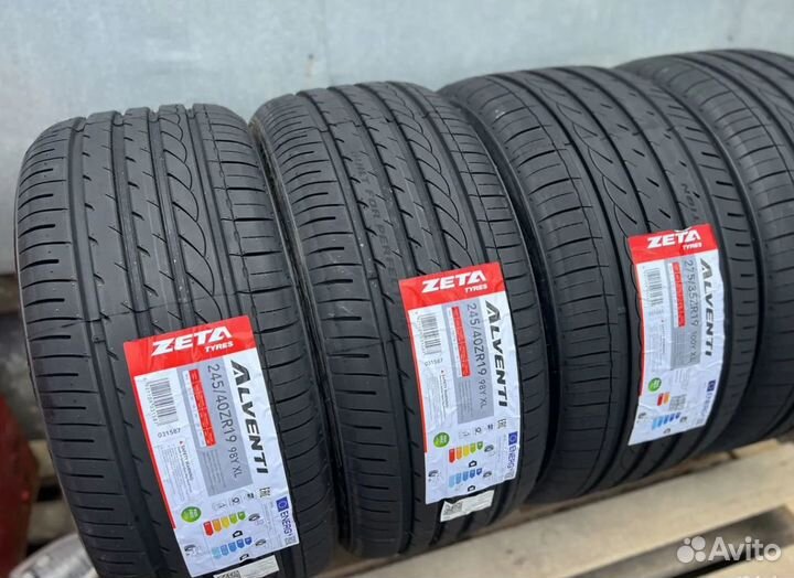 Zeta Alventi 245/40 R19 и 275/35 R19 100Y