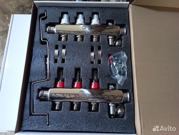 Коллектор для тёплого пола Wester 4 вых