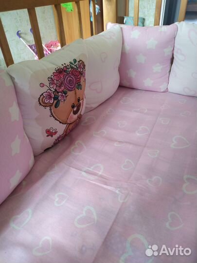 Бортики в детскую кроватку новые