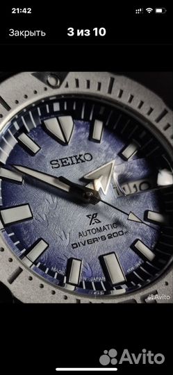 Часы Seiko Monster Antarctica srpg57 Japan made
