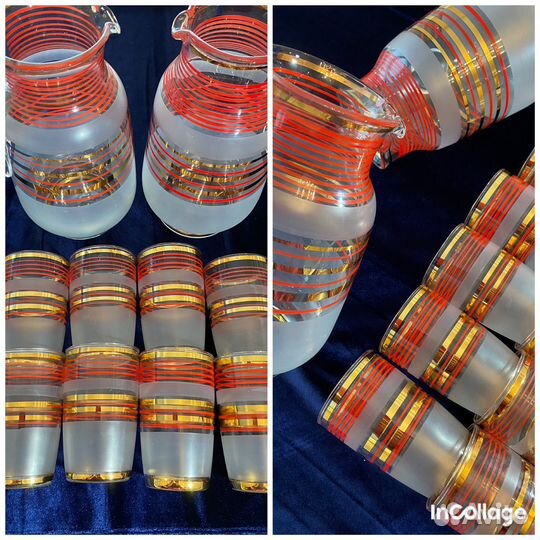 Чешское богемское стекло винтаж.Цены разные