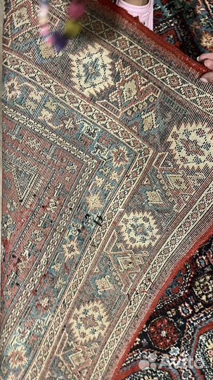 Ковер СССР шестяной красный