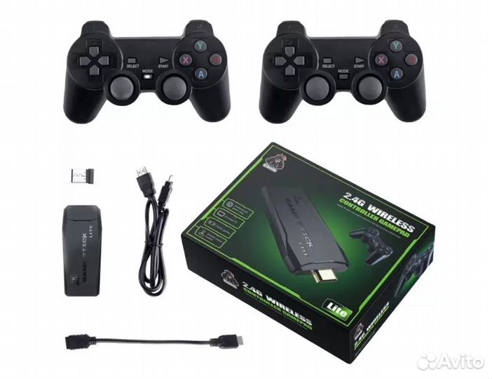 Game Stick Lite с встроенными ретро играми, 32гб