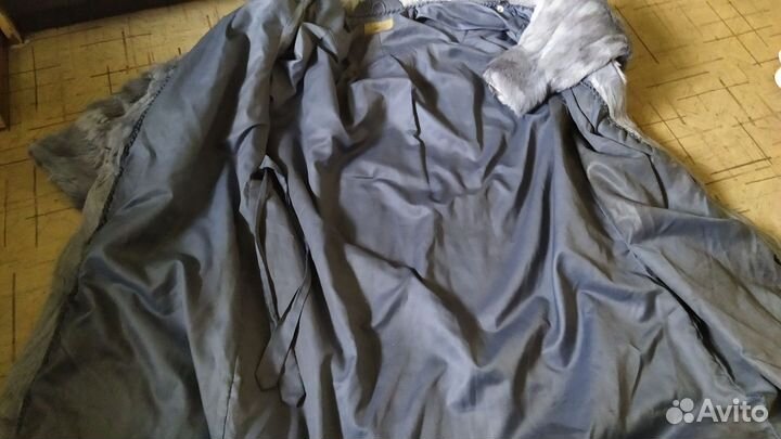 Шуба из козлика длинная48