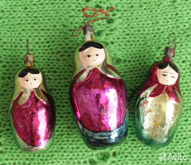 Елочные игрушки (стекло) СССР