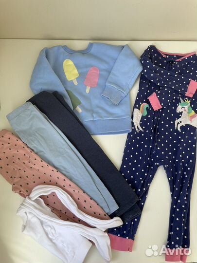 Пакет фирменных вещей 86-92 и обувь